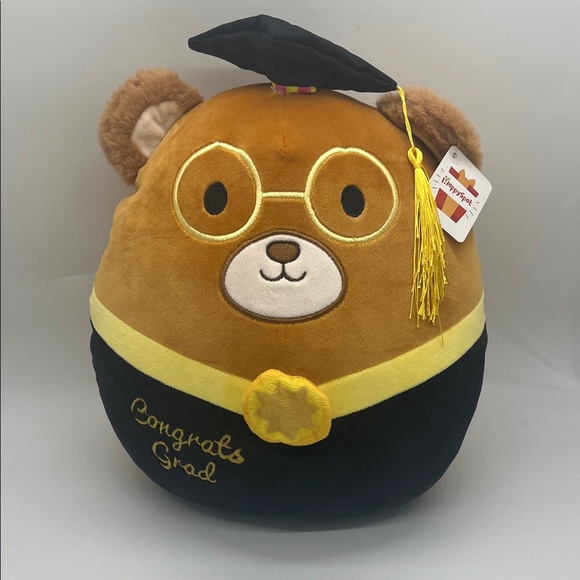 Happy spot Brown Graduation Bear with Cap - Picture 1 of 9